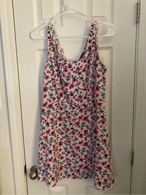 Forever 21 Floral Summer Dress in Pink, Blue & Cream